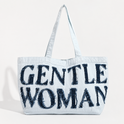 aurora denim tote