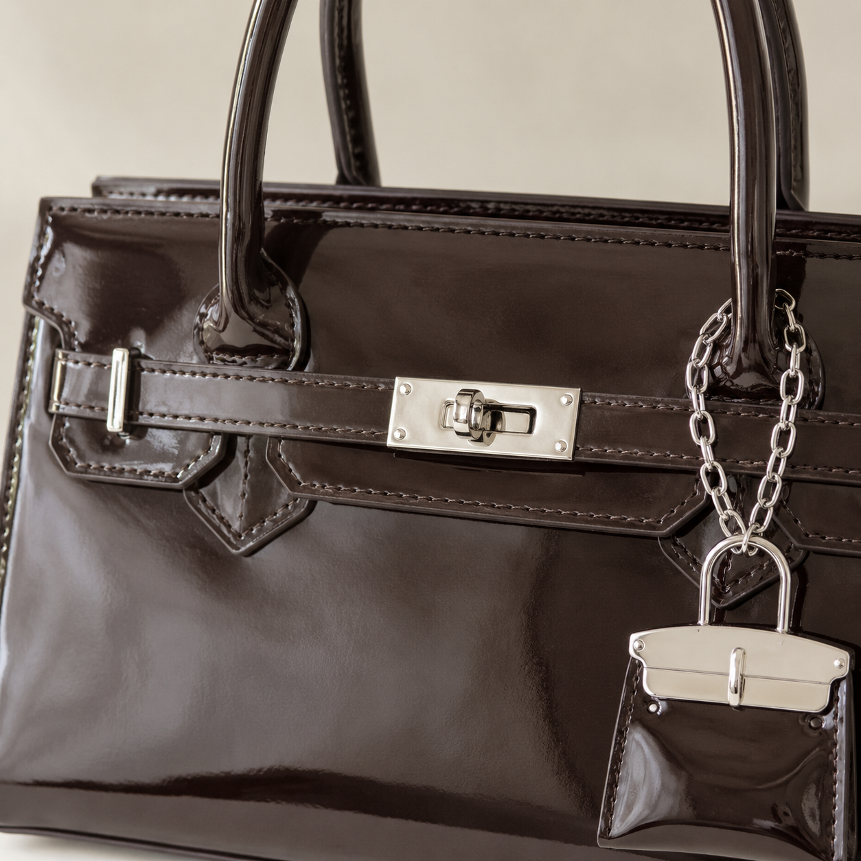 luna top-handle bag