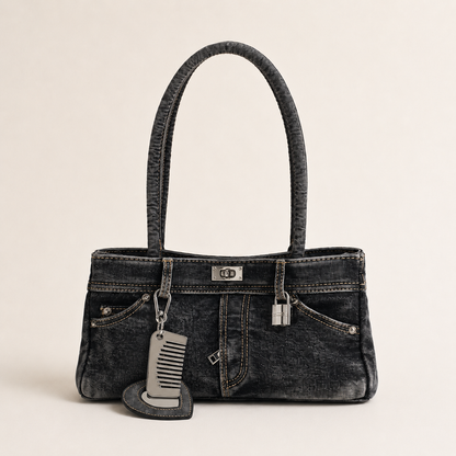 halo denim bag