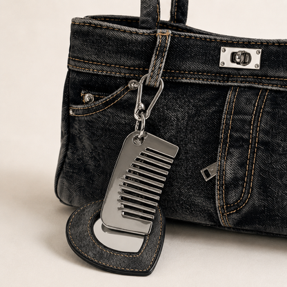 halo denim bag