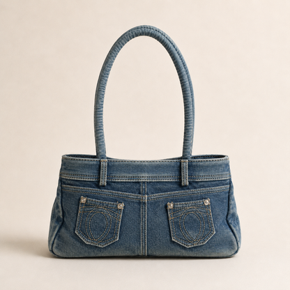 halo denim bag