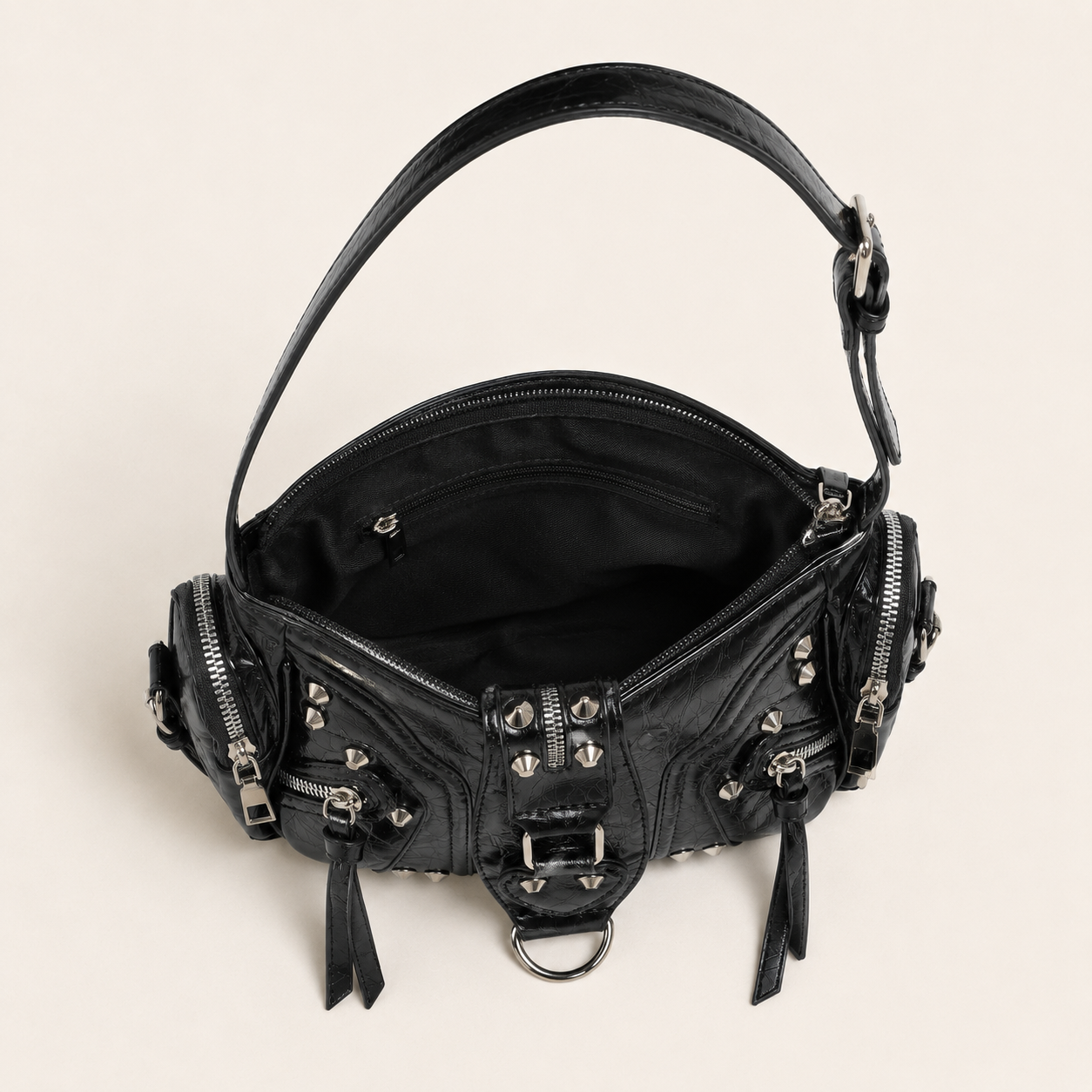 crescent moto bag