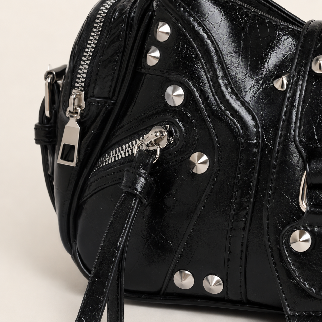 crescent moto bag